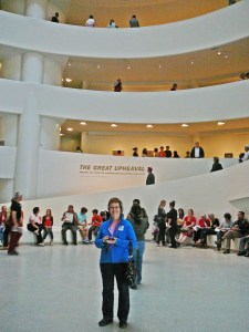 mom at the guggenheim