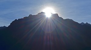 sunrise at machu picchu