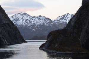 into the fjord!