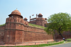 impressive red fort